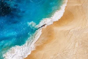 Sea and and sandy beach